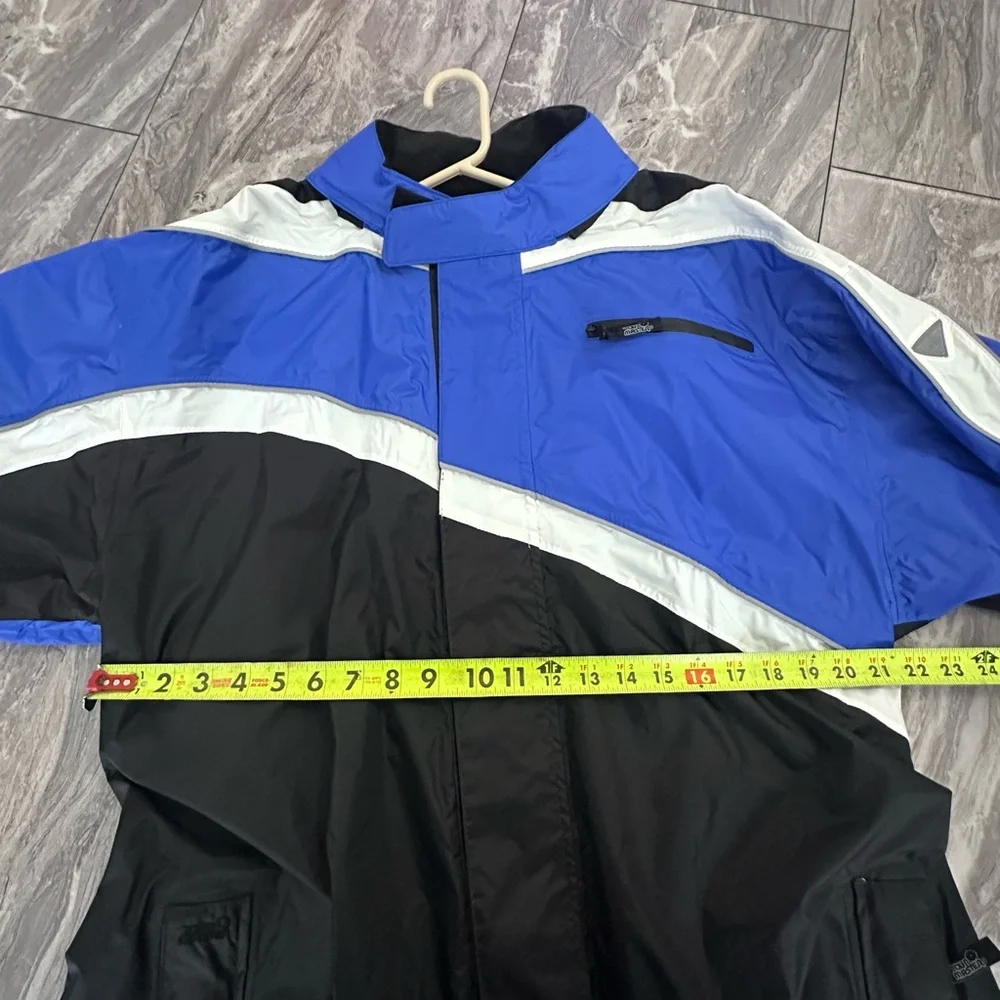 Tourmaster‎ Defender Windbreaker Blue motorcycle  Rain Jacket Waterproof 2XL